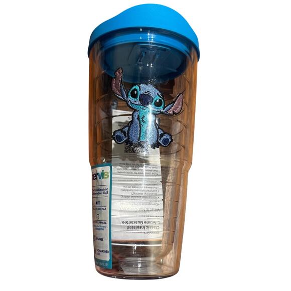 tervis Stitch 24 oz tumbler Hot/Cold Disney Made in USA Lifetime Guarantee - Picture 1 of 5